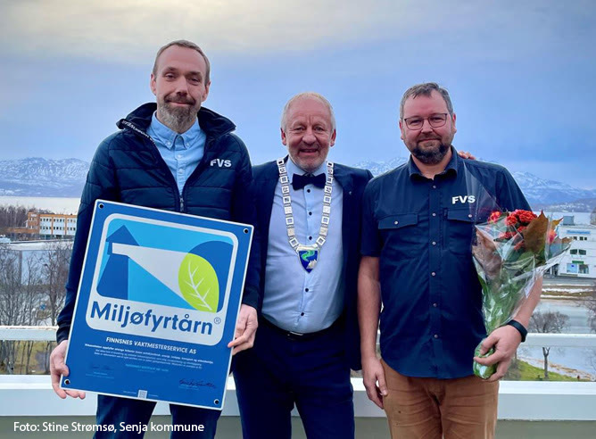 FVS mottar Miljøfyrtårn-sertifisering